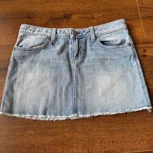 Juicy Couture Jeans Women's Denim Mini Skirt - Size 27 Y2k Casual